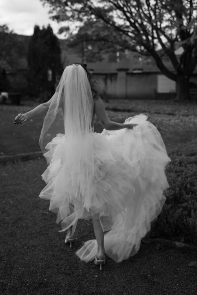 Clara at Castel Burgk Backyard