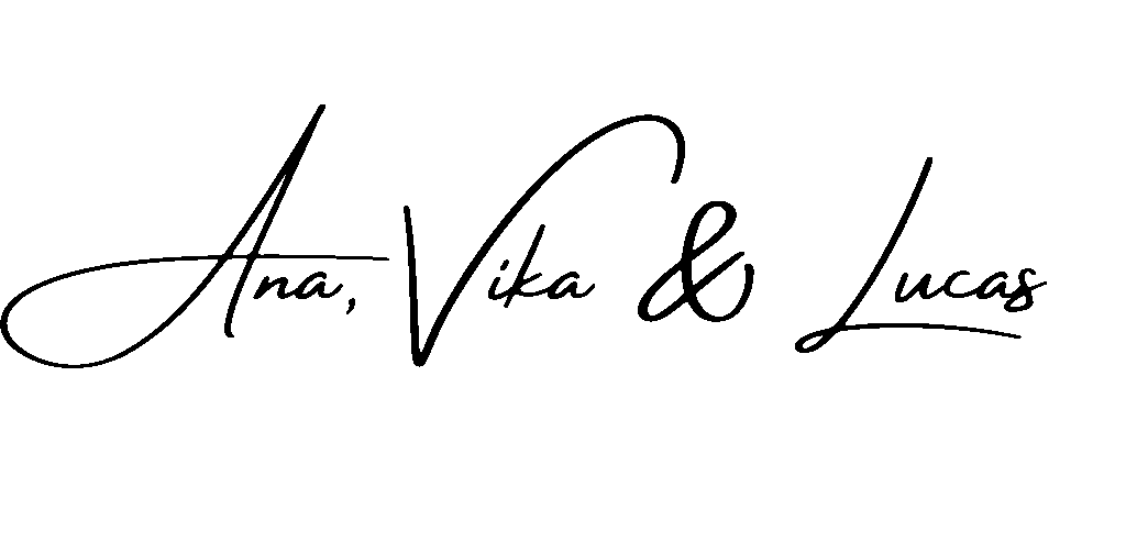 Ana, Vika and Lucas title logo