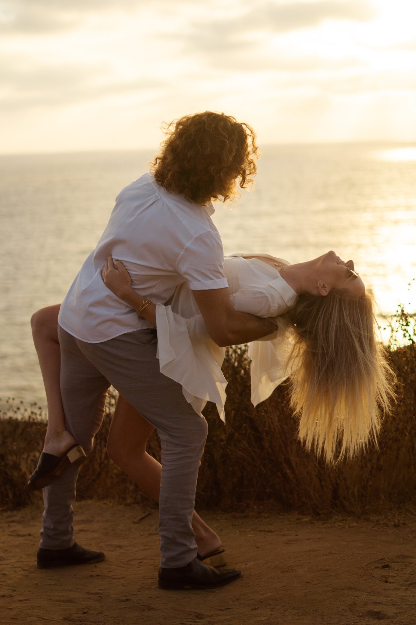 woman and man dancing