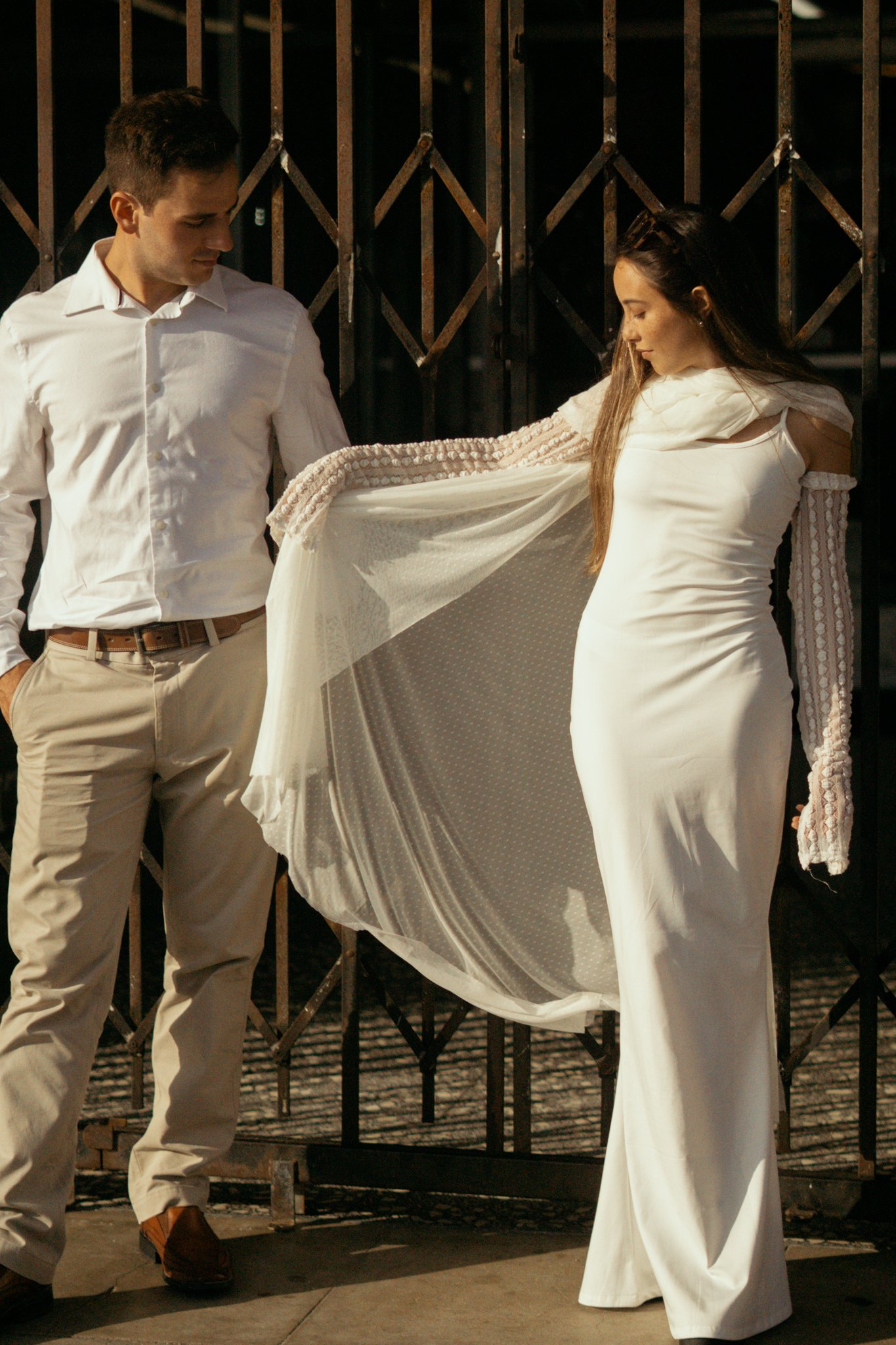 Pdero and Male infront of Door in San Diego