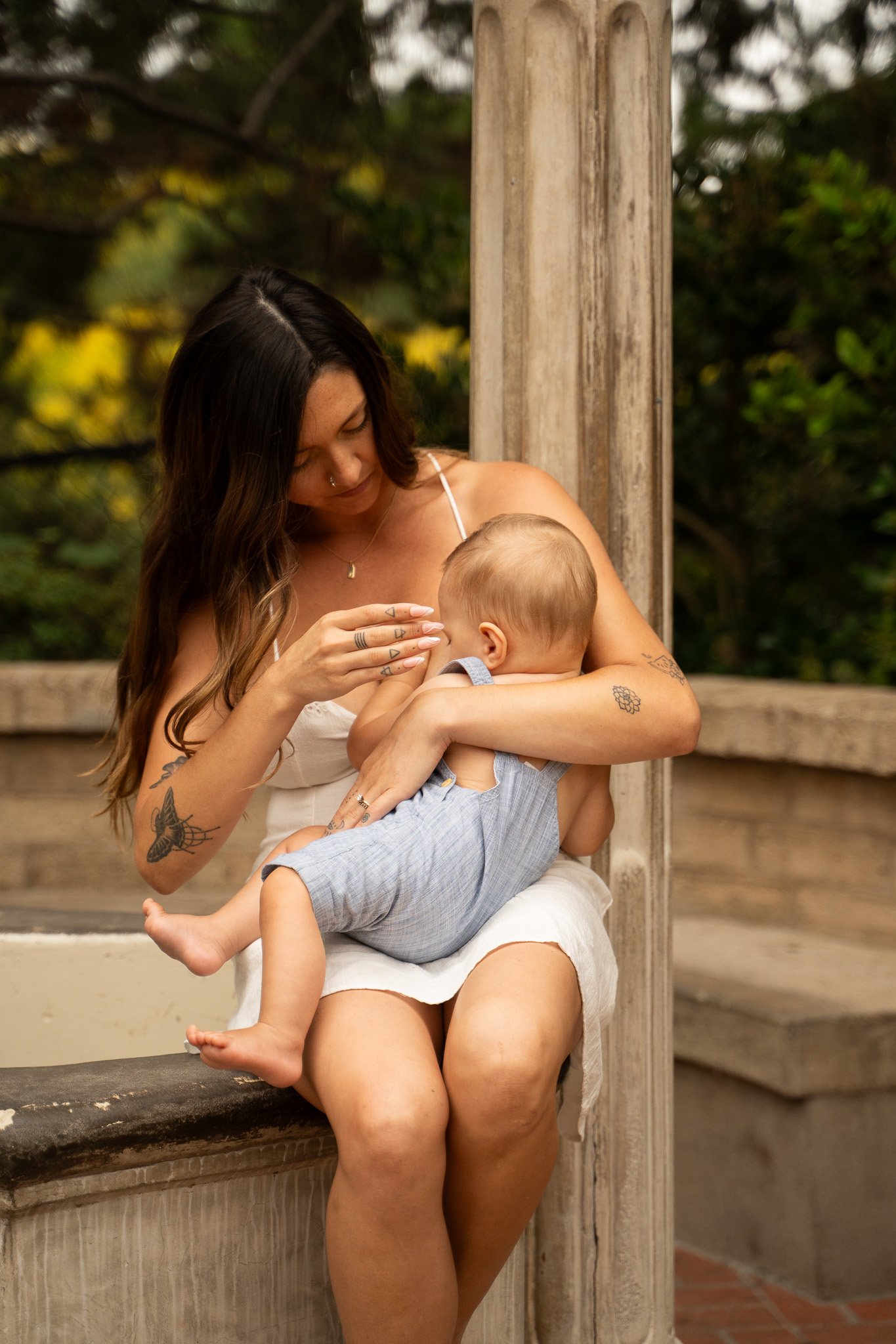 Mother with her Baby