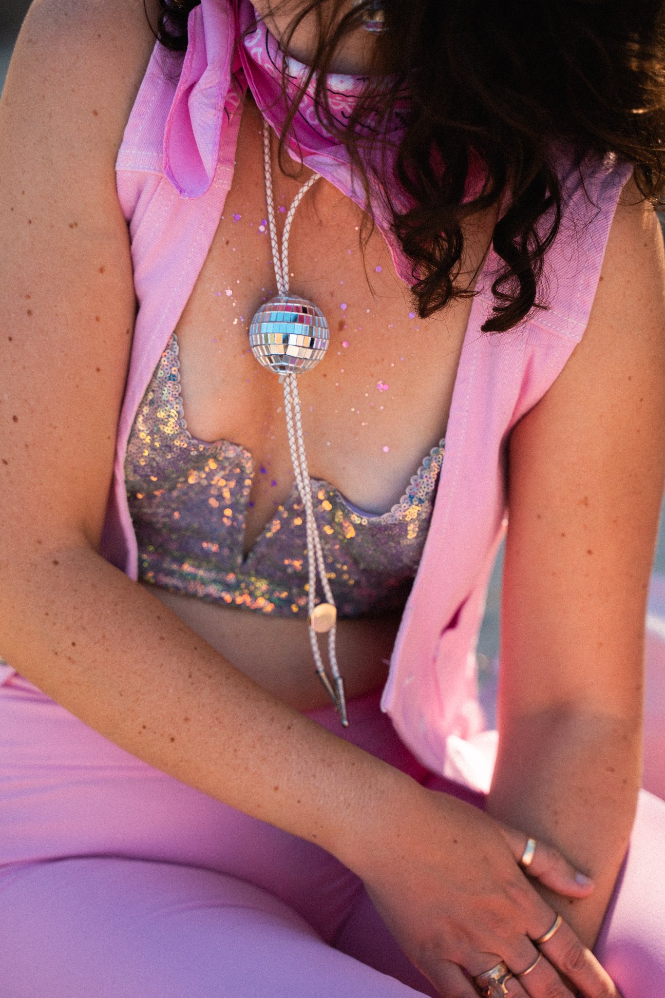 close up cowgirl outfit