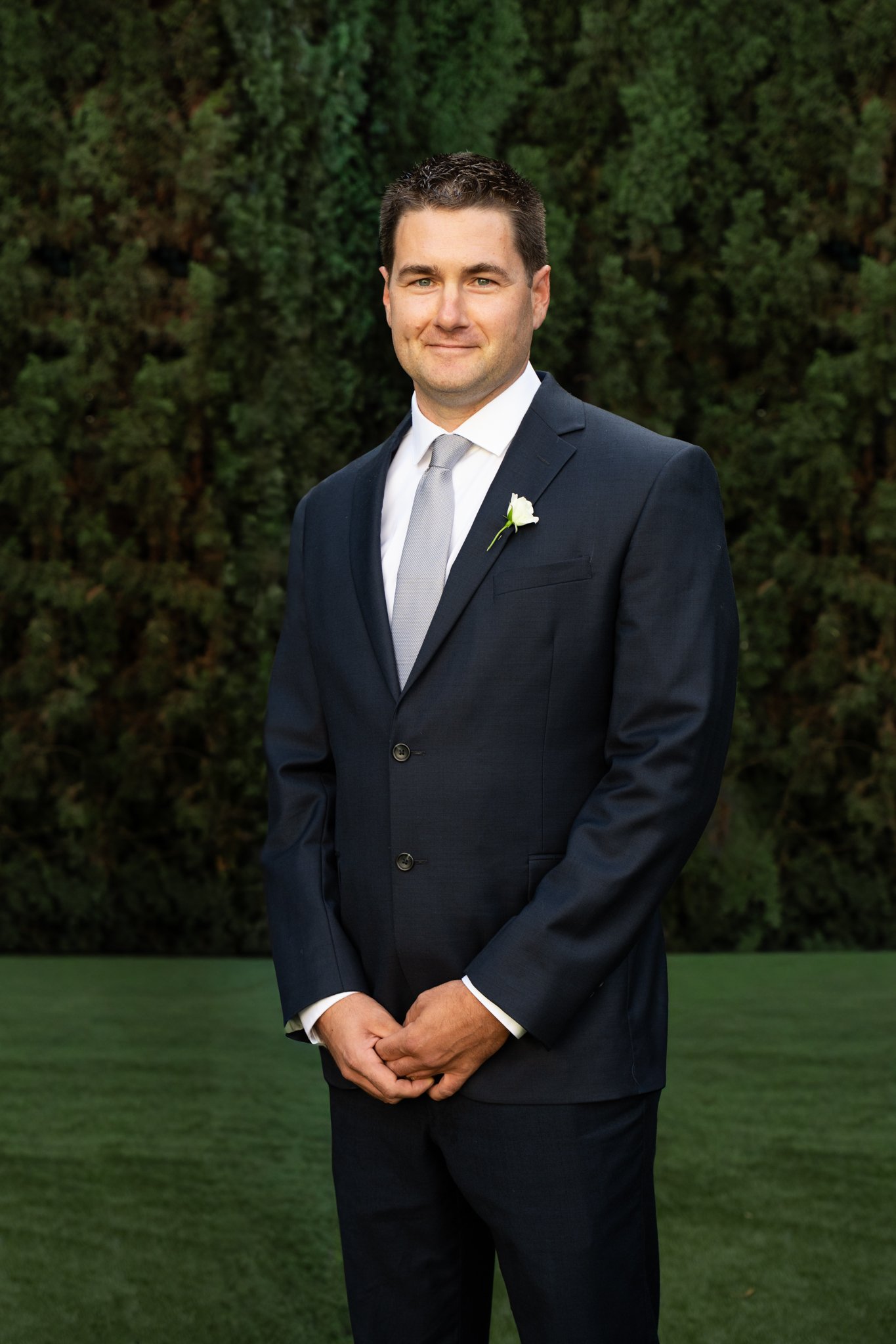 Groom waiting for Bride, Man in Suit